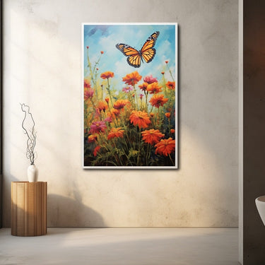 Monarch Butterfly Canvas Painting